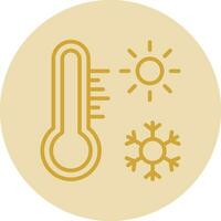 Thermometer-Vektor-Icon-Design vektor