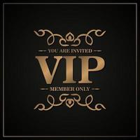 eleganter VIP-Ornament-Hintergrund vektor