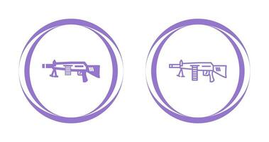 Maschinengewehr-Vektorsymbol vektor