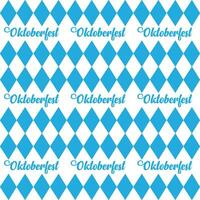 oktoberfest bavarian mönster. flagga av bayern. bakgrund för tysk oktober fest i München. oktoberfest rutig bakgrund och bavarian flagga mönster..oktoberfest blå bakgrund. vektor