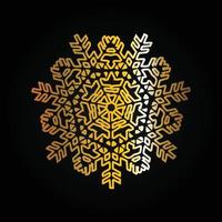 Mandala goldene dekorative und dekorative Linien abstraktes Design vektor