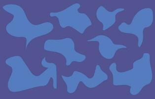 gemustert abstrakt Blau gestreift Hintergrund. vektor