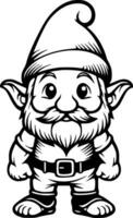 söt gnome vektor illustration