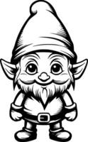 söt gnome vektor illustration