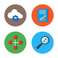 Satz von Vector SEO Search Engine Optimization Icons