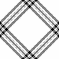 Stoff Hintergrund Tartan von Textur Textil- Plaid mit ein prüfen Vektor Muster nahtlos.