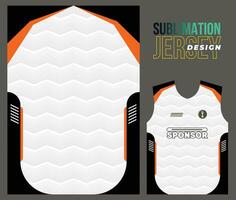 Vektor Jersey Sport Design zum Rennen Radfahren Fußball Spielen Moto-Cross