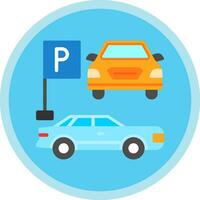 Parkplatz-Vektor-Icon-Design vektor