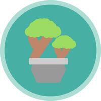 Bonsai-Vektor-Icon-Design vektor