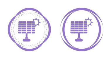 Vektorsymbol für Solarpanel vektor