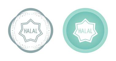 Symbol für Halal-Vektor vektor