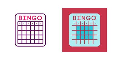 bingo vektor ikon