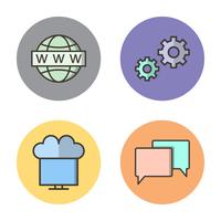 Satz von Vector SEO Search Engine Optimization Icons