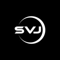 svj brev logotyp design, inspiration för en unik identitet. modern elegans och kreativ design. vattenmärke din Framgång med de slående detta logotyp. vektor