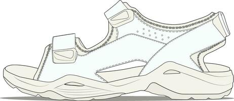 sport sandal vektor design illustration