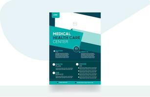 sjukhus företags- flygblad broschyr design flygblad medicinsk vård baner omslag bakgrund mall vektor