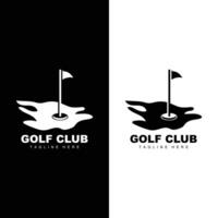 Golf Mannschaft Sport Logo Design Turnier Illustration Symbol Vorlage vektor