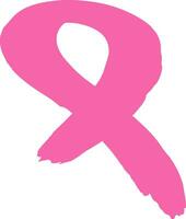 rosa bröst cancer medvetenhet band vektor