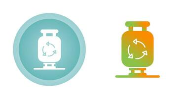 Vektorsymbol für Gasflaschen vektor
