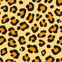 leopard hud sömlös bakgrund textur mönster vektor