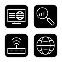 Satz von Vector SEO Search Engine Optimization Icons