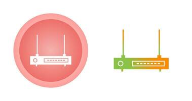 WLAN-Router-Vektorsymbol vektor