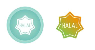 Symbol für Halal-Vektor vektor