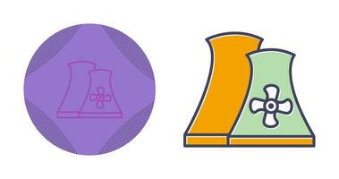 Vektorsymbol für Kernkraftwerke vektor