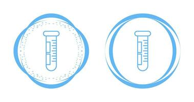 Reagenzglas-Vektorsymbol vektor
