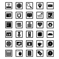 Satz von Vector SEO Search Engine Optimization Icons