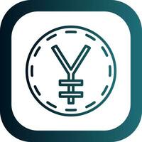 japanisch Yen Vektor Symbol Design
