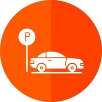 Parkplatz-Vektor-Icon-Design vektor