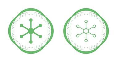 Molekülstruktur-Vektorsymbol vektor