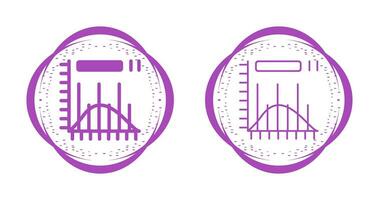 histogram vektor ikon