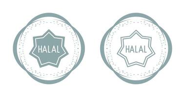 Symbol für Halal-Vektor vektor