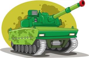 Panzerfahrzeug-Illustrationsvektor vektor