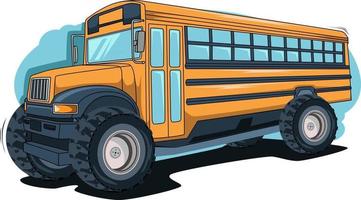 buss skola illustration vektor