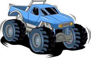 Monster Truck Off Road Illustrationsvektor vektor