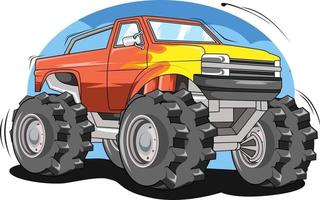 Offroad-Auto-Illustrationsvektor vektor