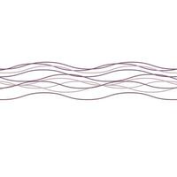einfach abstrakt violett Farbe Welle Linie Muster vektor