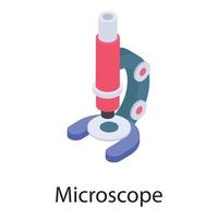 Laborgerät Mikroskop vektor