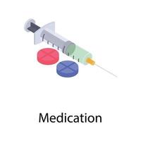 pharmazeutische Medikationskonzepte vektor