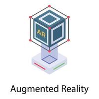 Augmented-Reality-Konzepte vektor