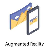 Augmented-Reality-Konzepte vektor