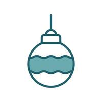 Weihnachten Ball Symbol Vektor Design Vorlage einfach und sauber