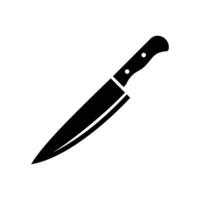 Messer Symbol Vektor Design Vorlage einfach und sauber