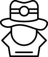 Spionage-Vektor-Icon-Design vektor