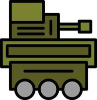 tank vektor ikon design