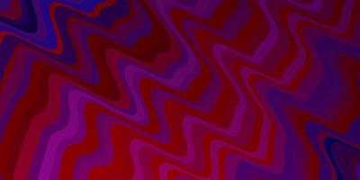 hellblauer, roter Vektorhintergrund mit Kreisbogen. vektor