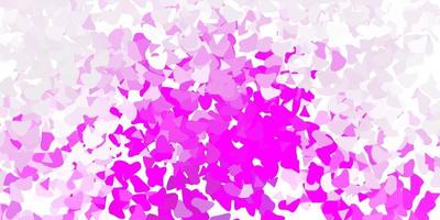 ljuslila, rosa vektormönster med abstrakta former. vektor